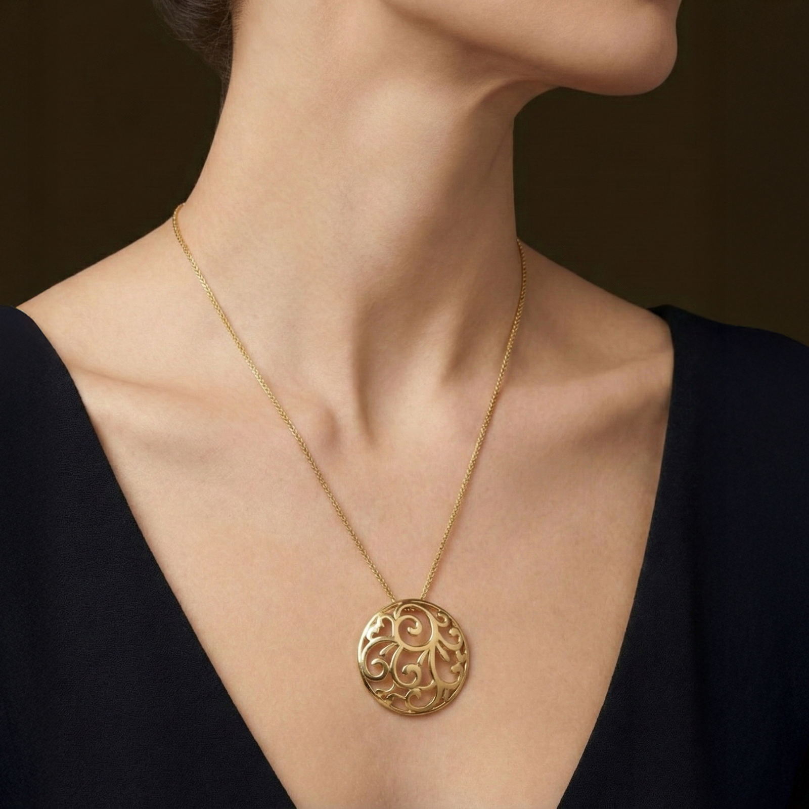 Cadenas con Dije en Oro Laminado de 18K